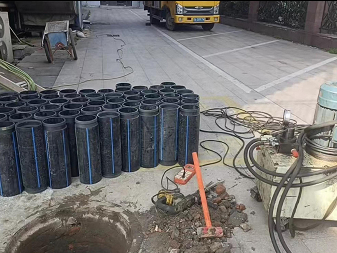 盘县PE置换管厂家 DN315置换管 非开挖管短管置换